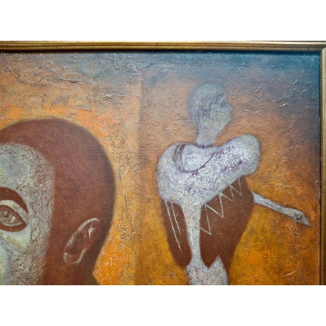 A Soulful Modernist Portrait, by Boris Deutsch (1892-1978) For Sale - Image 4 of 8