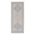 Modern Oushak Runner by Keivan Woven Arts in Soft Blue and Pale Peach 3'1 X 7'1 For Sale