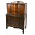 Art Deco American Art Deco Burl Walnut Highboy Dresser With Vanity Cabinet For Sale - Image 3 of 7
