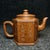 1950s Vintage Yixing Zisha Teapot - Hexagonal Clay Teapot With Landscape Motif For Sale - Image 5 of 9