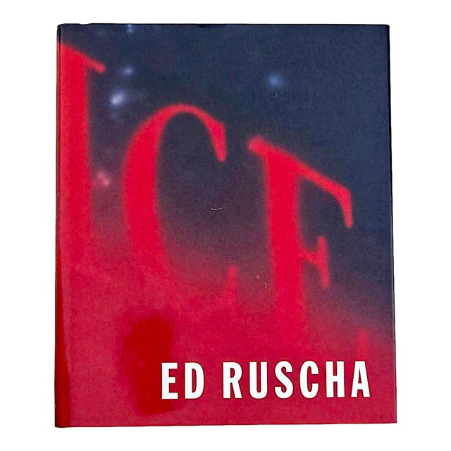 1st Edition Art Book, "Ed Ruscha - Ice", Text by Neal Benezra, Kerry Brougher, and Phyllis Rosenzweig For Sale