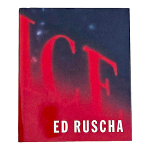 1st Edition Art Book, "Ed Ruscha - Ice", Text by Neal Benezra, Kerry Brougher, and Phyllis Rosenzweig