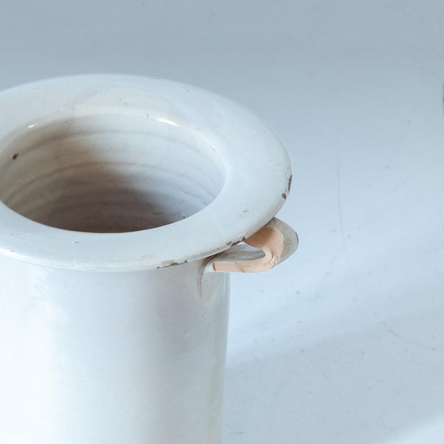 1900 - 1909 Antique Handmade Ceramic Vases, 1900, Set of 3 For Sale - Image 5 of 13