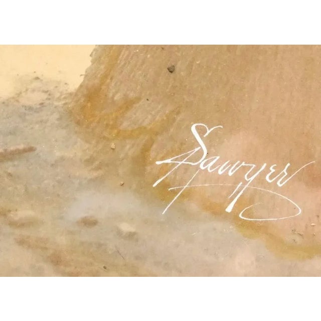 1940s Hand Color Photograph of a Spanish Mission by Charles Henry Sawyer 1941 For Sale - Image 5 of 9