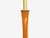 1950s American Modern, Large Table Lamps, Porcelain, Walnut, Brass For Sale - Image 11 of 12