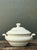 Shabby Chic Vintage Glazed Ceramic Lidded Casserole For Sale - Image 3 of 12