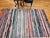 Red Vintage Moroccan Boucherouite Shag Area Rug, Handwoven Wool, Stripe, 5' X 7' For Sale - Image 8 of 11