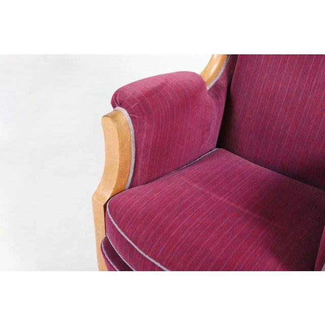 Wood Set of Lounge Chairs by Oscar Nilsson, Sweden, 1960s For Sale - Image 7 of 13