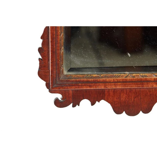 Antique Mahogany Wall Mirror For Sale - Image 4 of 6