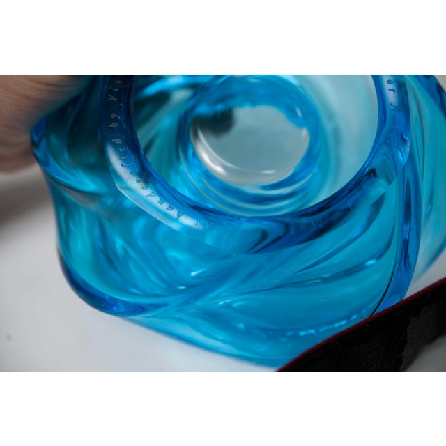 Handmade Swirl Murano Glass Candleholder by Vistosi, 2014 For Sale - Image 12 of 18