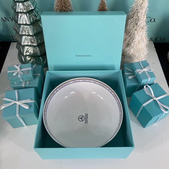 Tiffany Mercedes Benz Porcelain Bowl Commemorative - Made in Japan For Sale - Image 13 of 14
