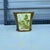 Mid-Century Modern Mid-Century Modern Italian Hexagonal Ceramic Planter With Green and Yellow Floral Design For Sale - Image 3 of 6