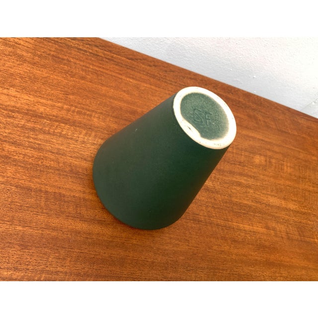 Vintage Minimalist Ceramic Vase from SF Design For Sale - Image 17 of 18