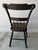 Pair of 19th Century Wooden Plank Seat Chairs With Original Stencil Work For Sale - Image 4 of 12
