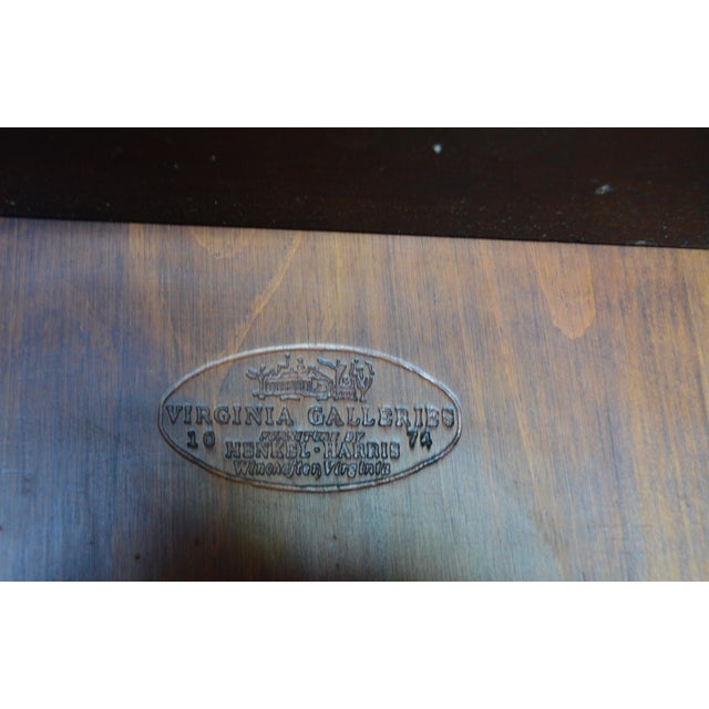 Henkel Harris Mahogany Side Tea Table For Sale - Image 12 of 12