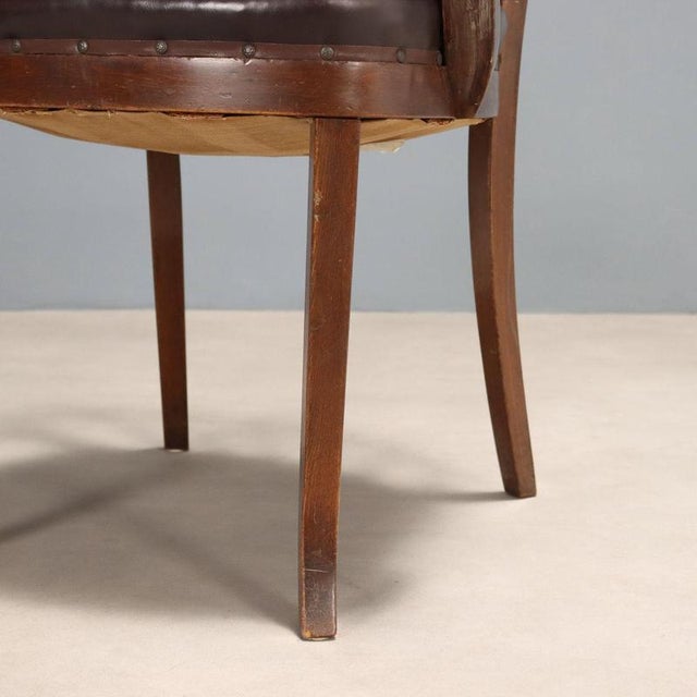 Chair with Armrests, 1950s For Sale - Image 5 of 9