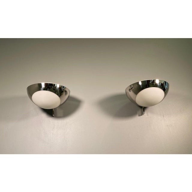 Fontana Arte Wall Lights by Max Ingrand for Fontana Arte, 1950, Set of 2 For Sale - Image 4 of 12