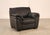 Contemporary Italsofa Contemporary Black Leather Club Chair For Sale - Image 3 of 18