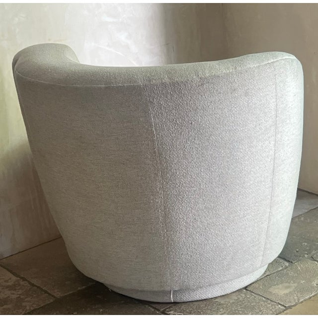 Nautilus Swivel Chairs, C. 1980's- Set of 2 For Sale - Image 13 of 16