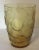 1930 Art Deco Rene Lalique Amber Tumbler Glass Vase Blidah Pattern Fruit and Leaves For Sale In New York - Image 6 of 11