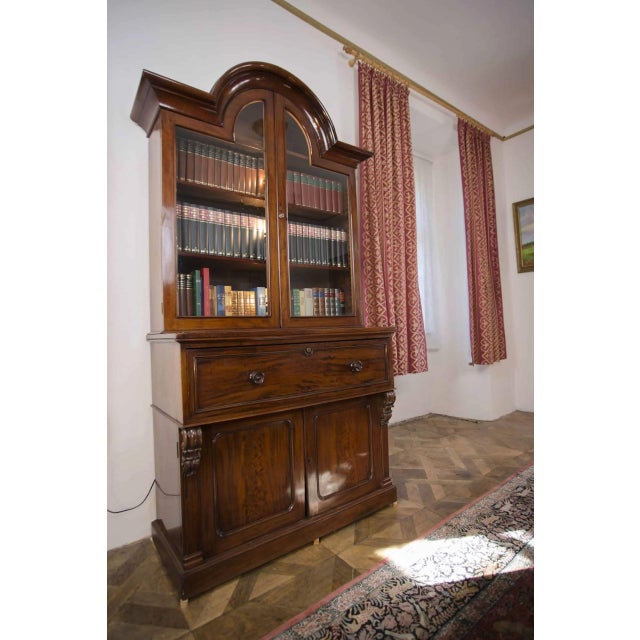 Wood 19th Century Bookcase with Secretary by Ludvík Filip For Sale - Image 7 of 7