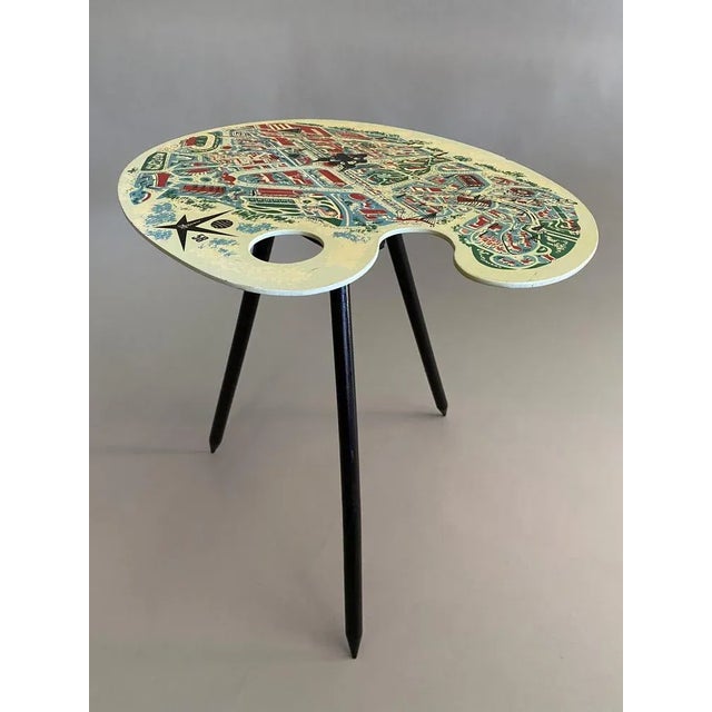 Mid-Century Bruxelles World Expo Side Table, 1958 For Sale - Image 11 of 11