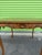 Mid 20th Century Vintage Louis XV Style Carved Wood Parquetry Game Table For Sale - Image 5 of 12