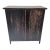Antique Ebony Painted Linen Cabinet For Sale