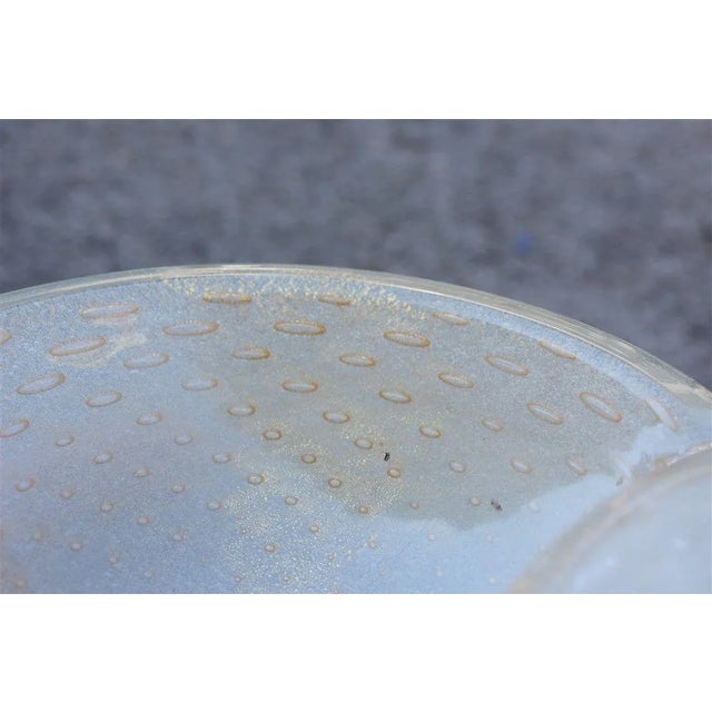 Gold and Opaline Murano Glass Bowl from Seguso, 1950s For Sale - Image 7 of 8