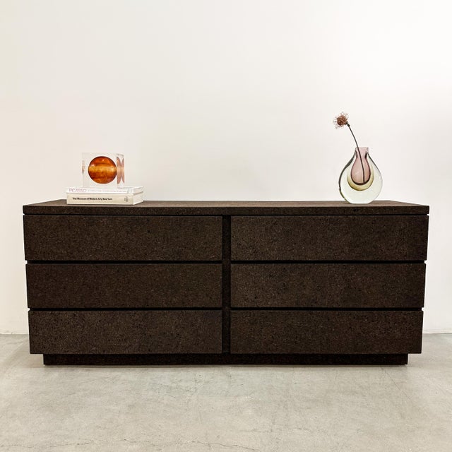 Mid-Century Modern Vintage Mid Century Modern Cork Dresser 1970s 1980s For Sale - Image 3 of 11