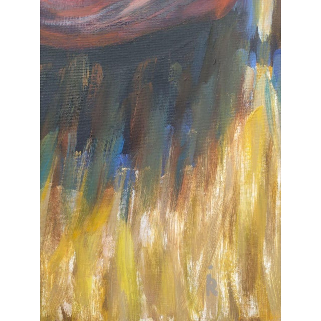 Sienna Iryna Kirichenko Car Racing Scene — Original Oil Painting on Canvas For Sale - Image 8 of 8