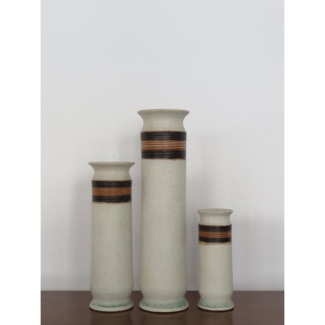 Vintage Vases by Bruno Gambone, 1970s, Set of 3 For Sale - Image 10 of 10