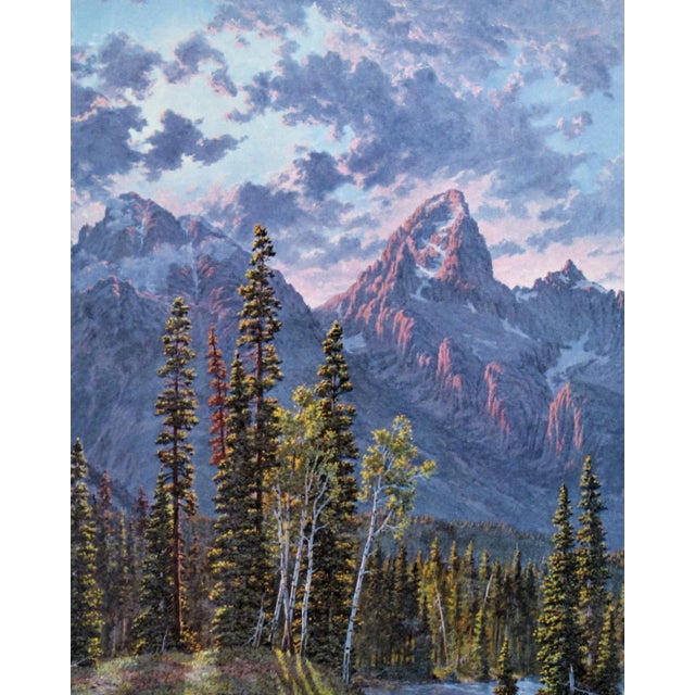 Realism The Purple Mountain’s Majestic, 1973 For Sale - Image 3 of 6
