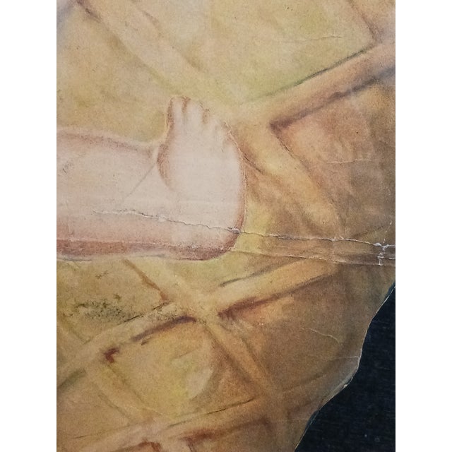 Antique Large Ice Cream Cone Diecut Framed Kewpies Advertising c.1920 For Sale - Image 9 of 10