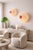 Iconic pair of "Mushroom" wall sconces, model 2770/55, designed by Elio Martinelli for Martinelli Luce, Italy, circa...