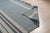 8x10 Opulent Majestic Blue Geometric Modern Flatweave Wool Carpet Rug For Sale In New York - Image 6 of 6