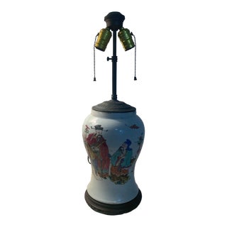 1900 - 1909 Antique Chinese Lamp For Sale