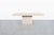 This exquisite Italian travertine dining table, designed in Italy during the 1980s, showcases the timeless beauty of...