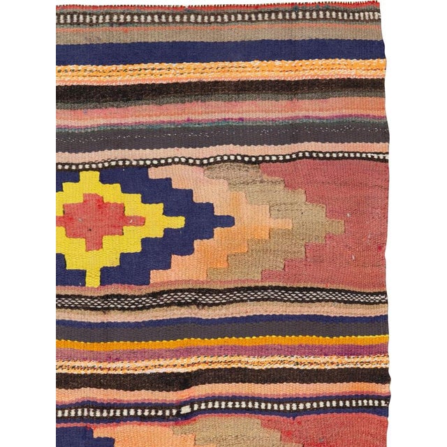 Tribal Galerie Shabab Collection Vintage Persian Flatweave Kilim Rug For Sale - Image 3 of 8