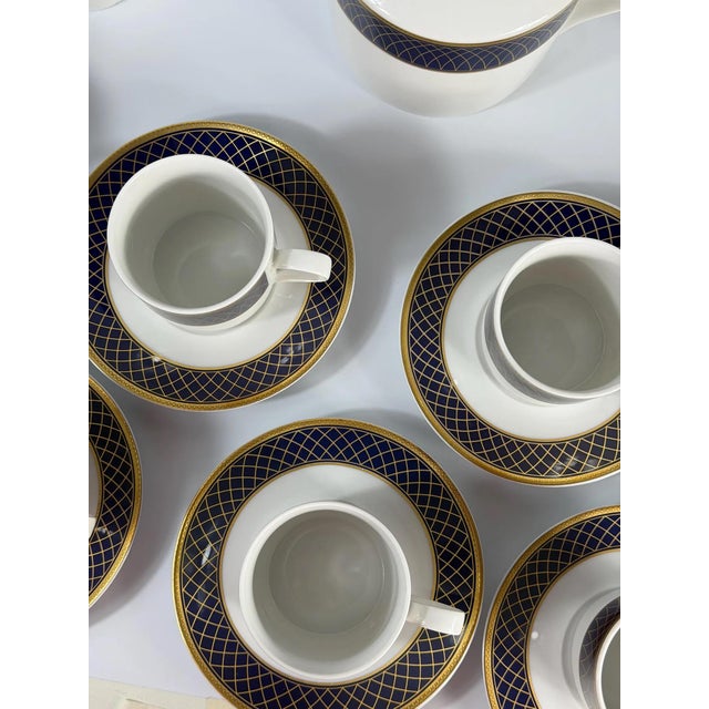 Porcelain Tea Service by Schirnding Bavaria for Seven, Germany, 1980s, Set of 17 For Sale - Image 18 of 18