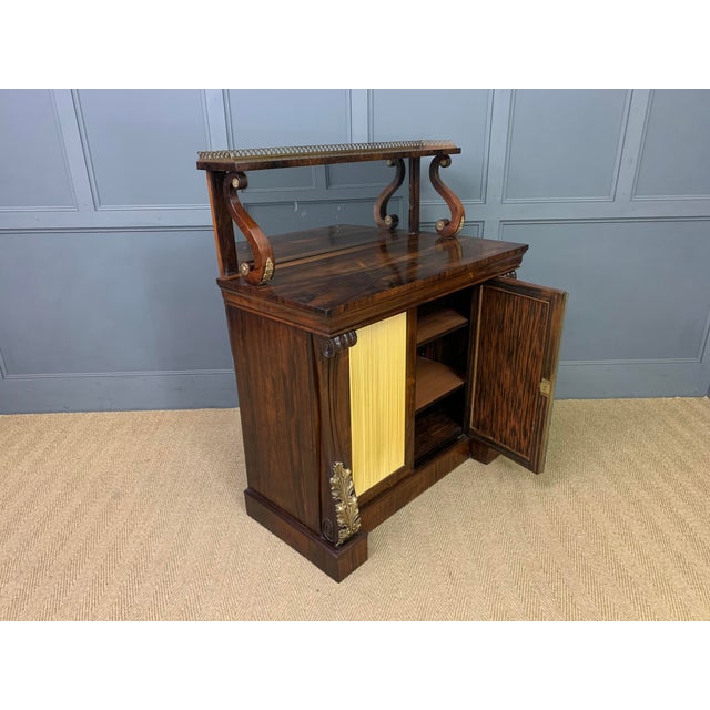 Antique Regency Rosewood Chiffonier, 1820 For Sale - Image 11 of 18