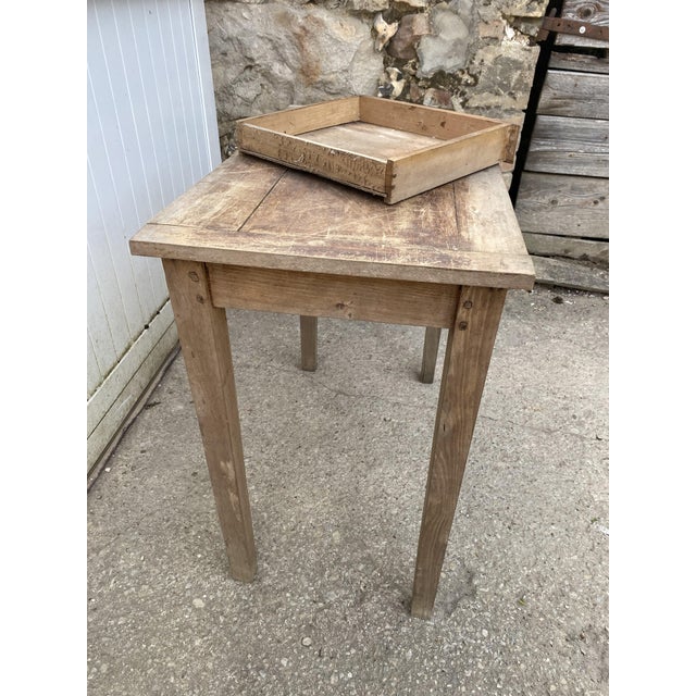 Wood Vintage Desk in Oak, 1920s For Sale - Image 7 of 18