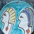 Vintage Midcentury Italian Desimone Style Plate For Sale - Image 4 of 5