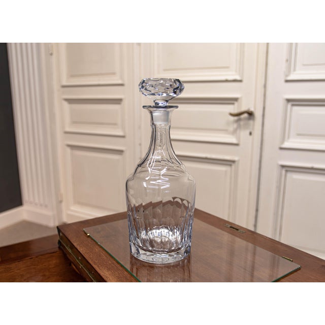 Cocktail Bar Trolley with Saint-Louis Crystal Decanters and Glasses, 1930s, Set of 17 For Sale - Image 10 of 16