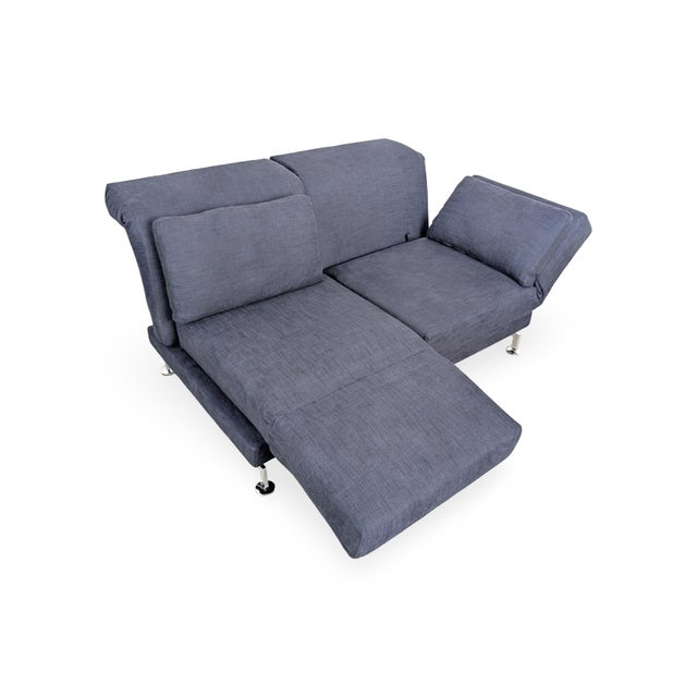 Black Two-Seater Sofa from Brühl Moule For Sale - Image 5 of 13