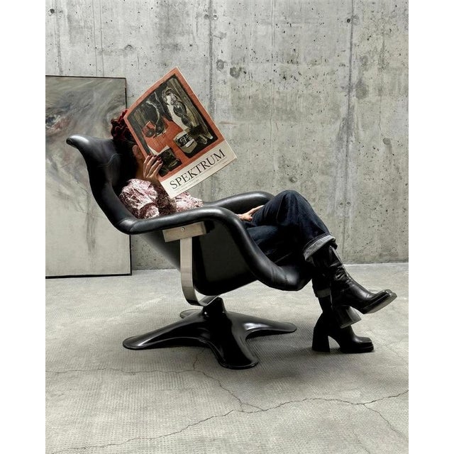 Karuselli Swivel Chair by Yrjö Kukkapuro for Haimi, Finland, 1960s For Sale - Image 14 of 14