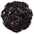Italian chandelier with layered hand blown black Murano lotus flowers mounted chrome spherical structure / Made in Italy...