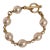 Christina Addison Pearl and Gold Chain Bracelet With Toggle Closure For Sale