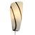 Wall mounted lamp / sconce made with a swirling motive that makes it look like a zebra. Made by Trio Leuchten in Germany...