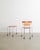 Set of Italian Contemporary Dining Chair & Ottoman in Red-Yellow Resin by Gaetano Pesce for Bernini Italy, 1993 For Sale - Image 6 of 8
